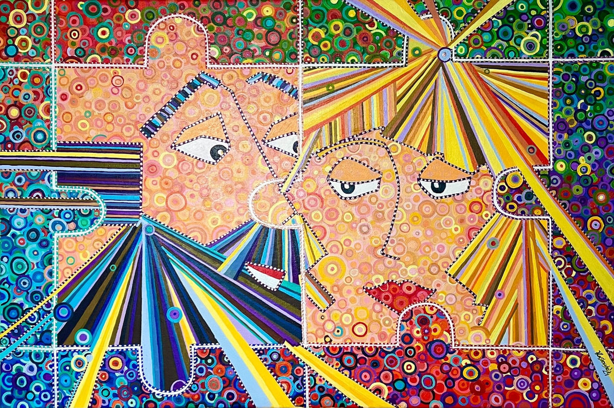 ZAKOCHANIE – obraz oryginalny - Kasia Laskowska Art