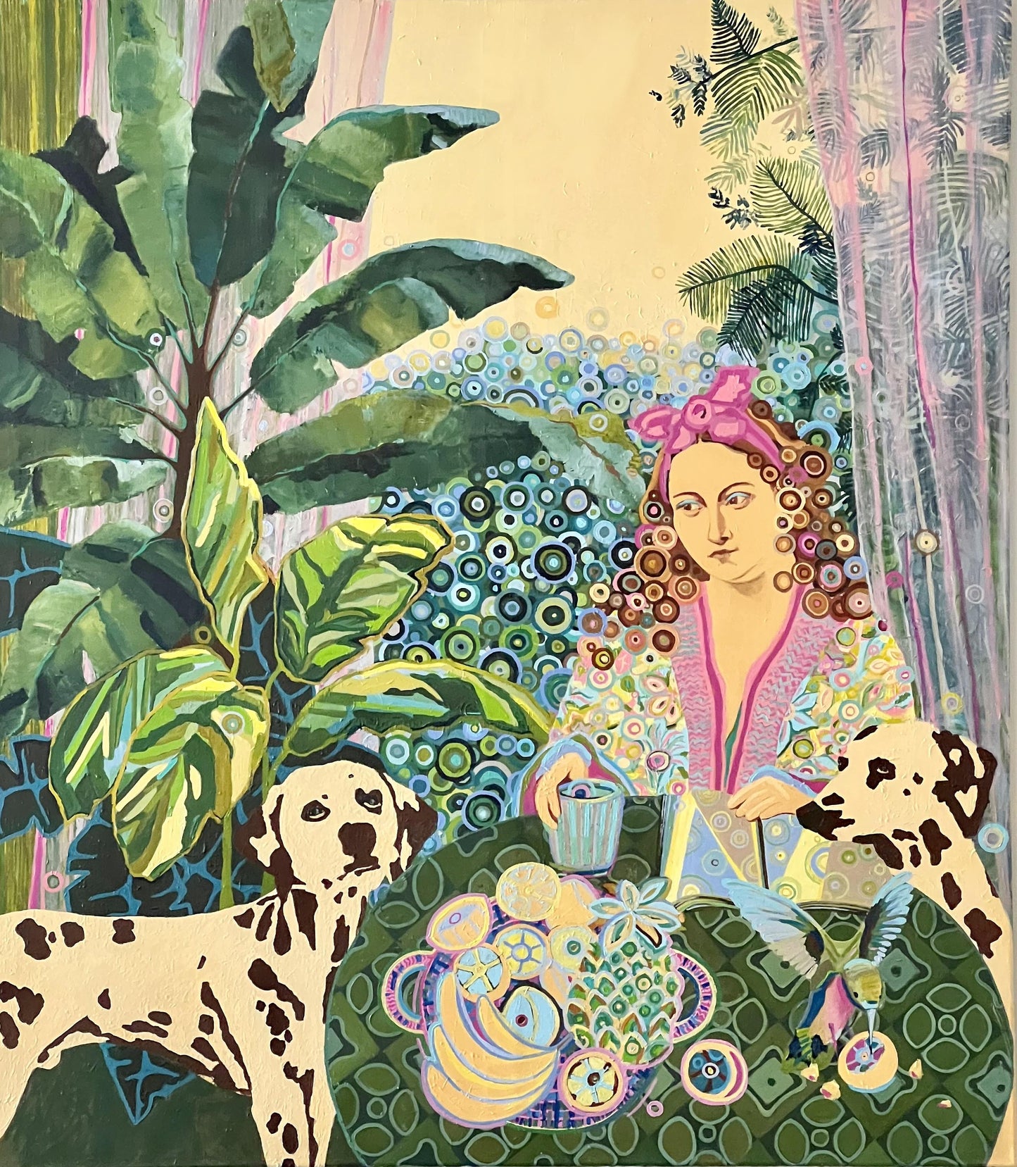 GOOD COMPANY - Original Contemporary Painting by Kasia Laskowska