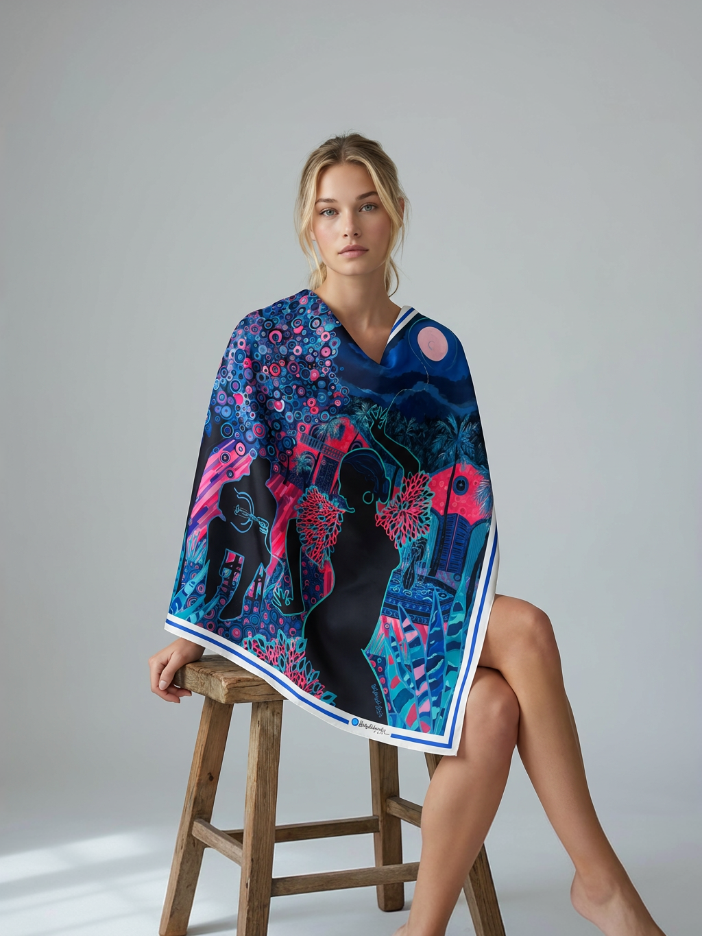SPANISH WOMAN - Silk Scarf