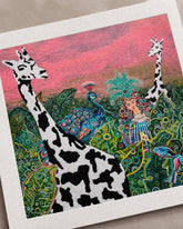 WZGLĘDNE PIĘKNO - limitowany print kolekcjonerski - Kasia Laskowska Art – zbliżenie papieru