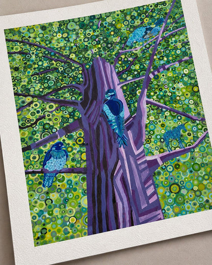DRZEWO - limitowany print kolekcjonerski - Kasia Laskowska Art