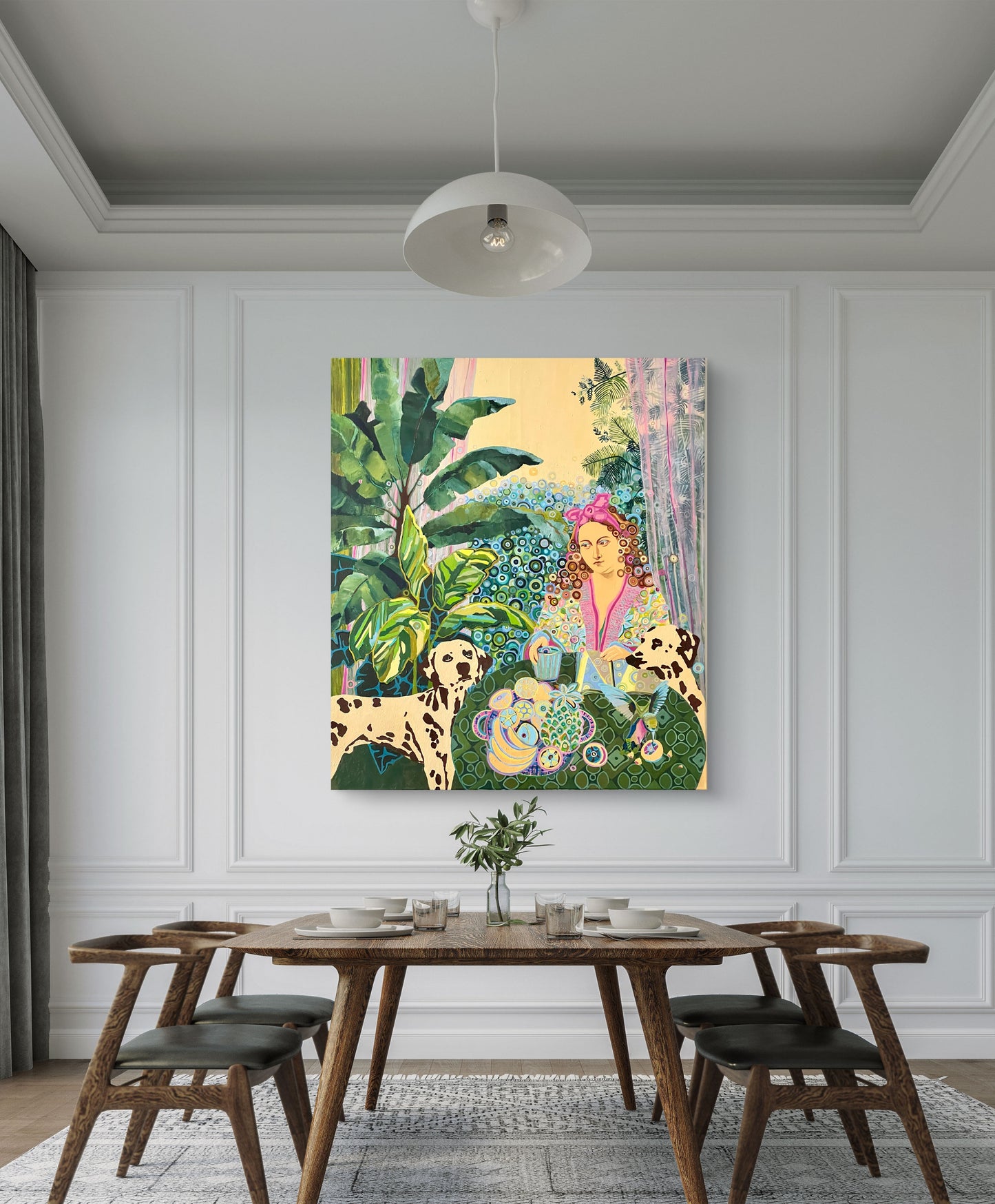 GOOD COMPANY - Original Contemporary Painting by Kasia Laskowska