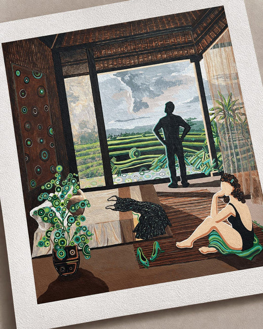 IDZIE BURZA - limitowany print kolekcjonerski - Kasia Laskowska Art
