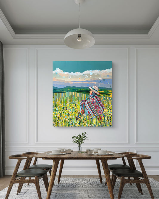 CATCHING THE MOMENT – Originalgemälde der zeitgenössischen Künstlerin Kasia Laskowska