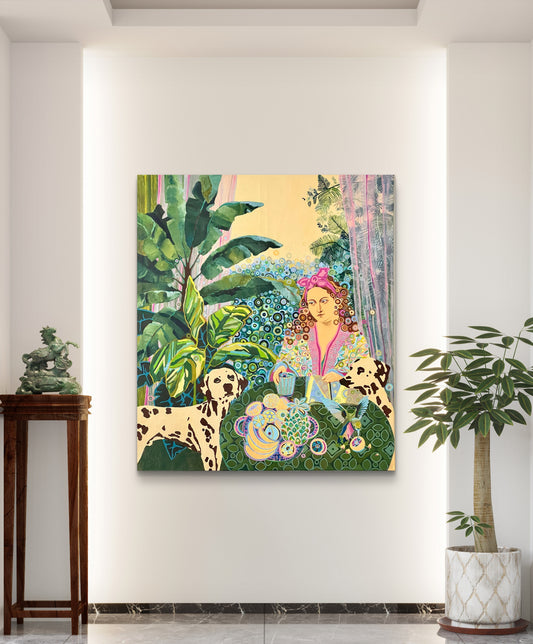 GOOD COMPANY - Original Contemporary Painting by Kasia Laskowska