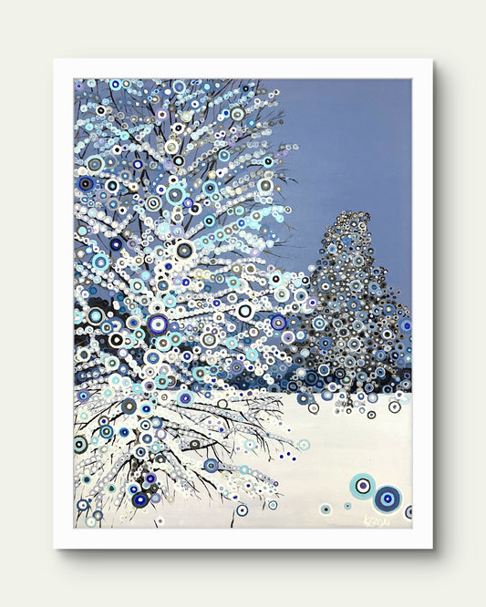 ZIMA - druk artystyczny giclée | Kasia Laskowska | rozmiar L