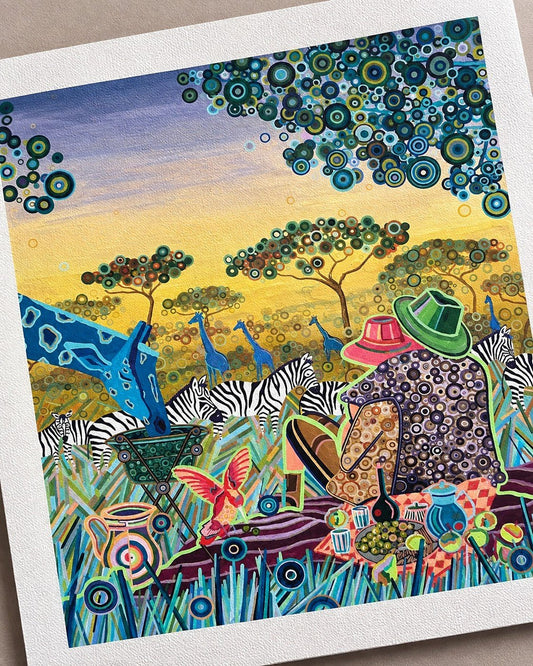 AFRYKA – limitowany print kolekcjonerski - Kasia Laskowska Art