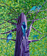 DRZEWO – obraz oryginalny - Kasia Laskowska Art