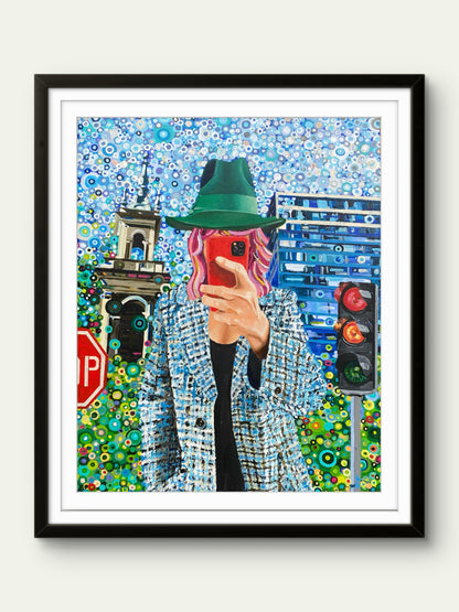 INFLUENCERKA - limitowany print kolekcjonerski