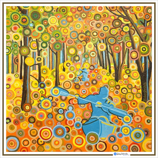 KAYACKERS— Art Silk Scarf (90×90 cm)