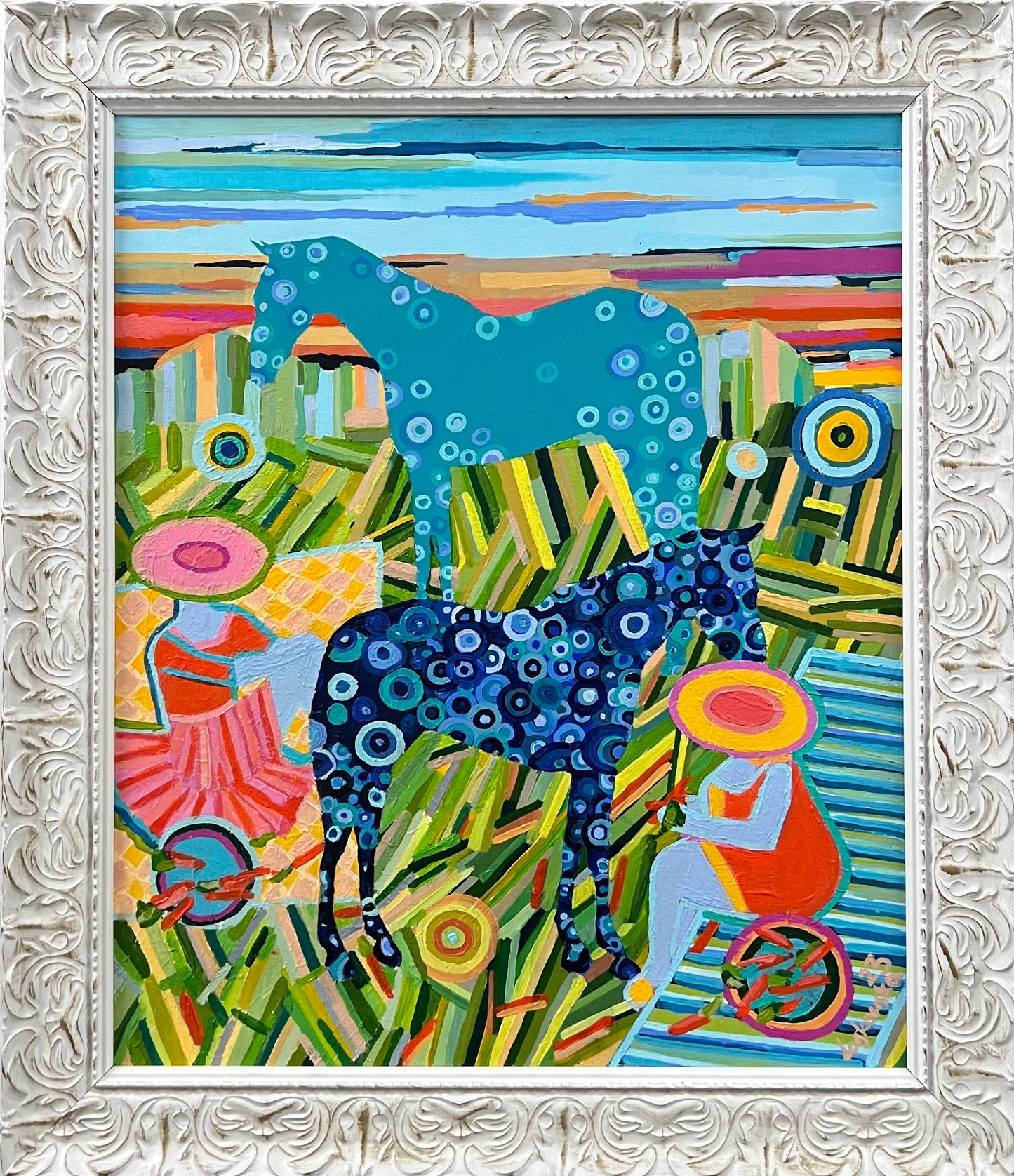 CARROTS  – Originales zeitgenössisches Gemälde von Kasia Laskowska