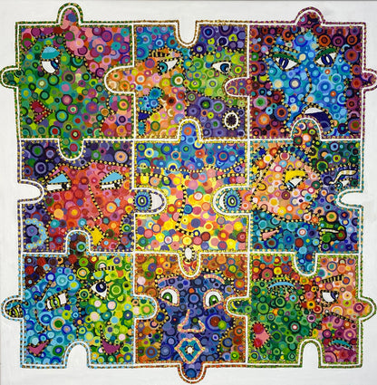PUZZLED PEOPLE – obraz oryginalny