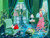 CZERWONA TOREBKA - obraz oryginalny - Kasia Laskowska Art