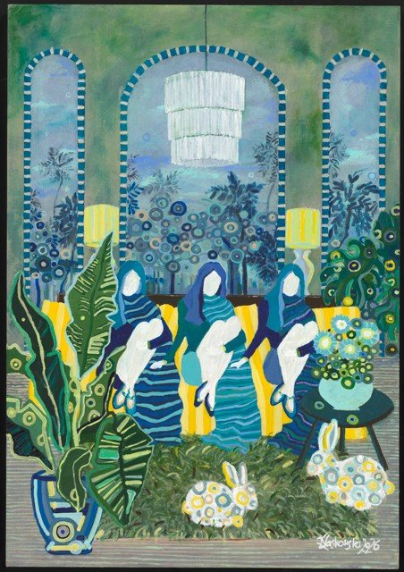 TRZY KOBIETY - obraz oryginalny - Kasia Laskowska Art