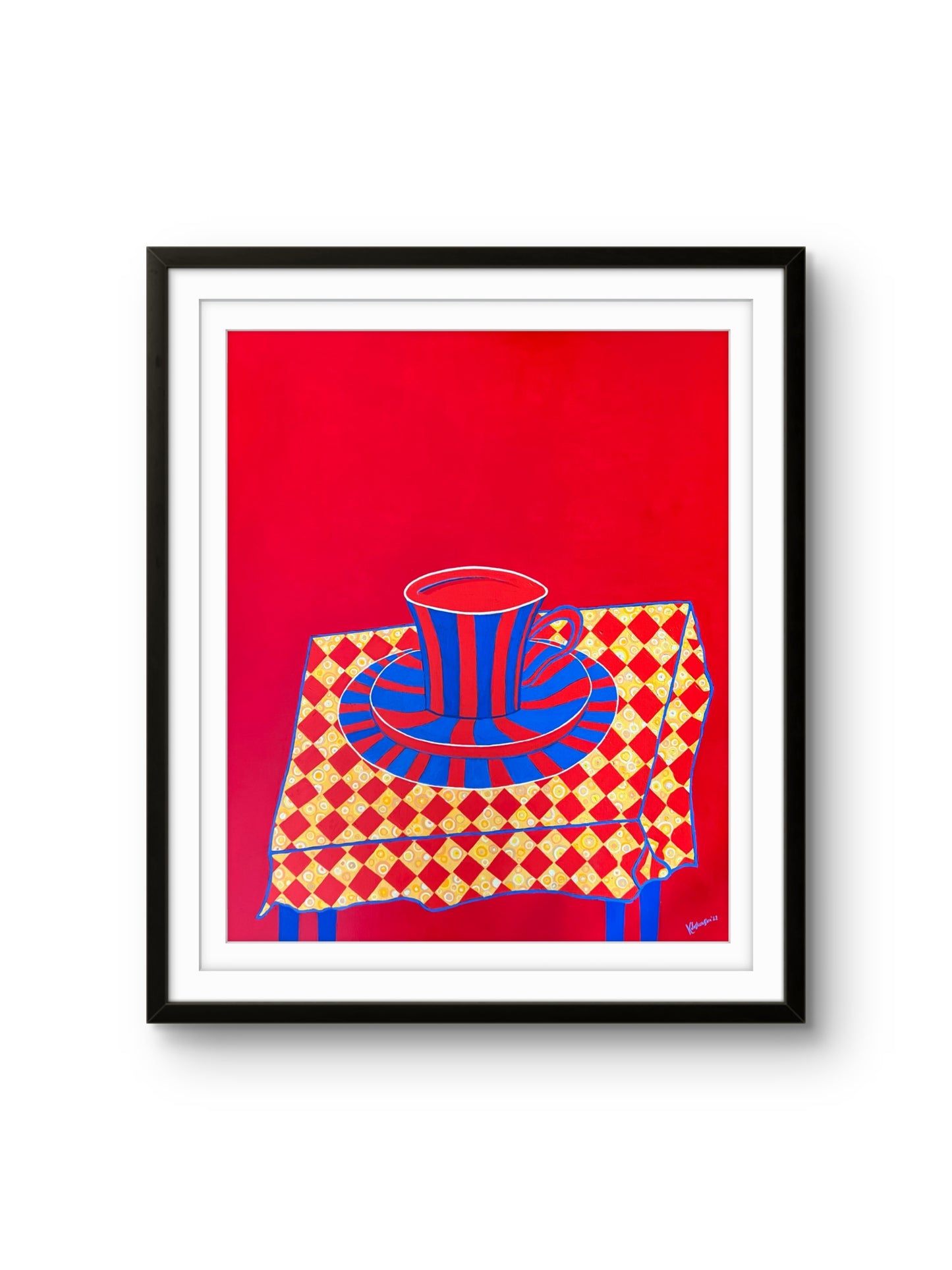 CZAS NA HERBATĘ - FILIŻANKA - limitowany print kolekcjonerski