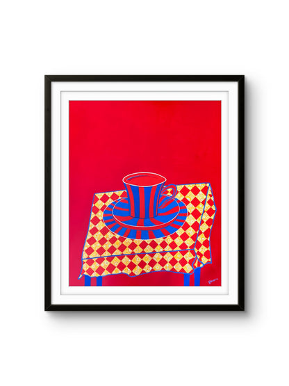 CZAS NA HERBATĘ - FILIŻANKA - limitowany print kolekcjonerski