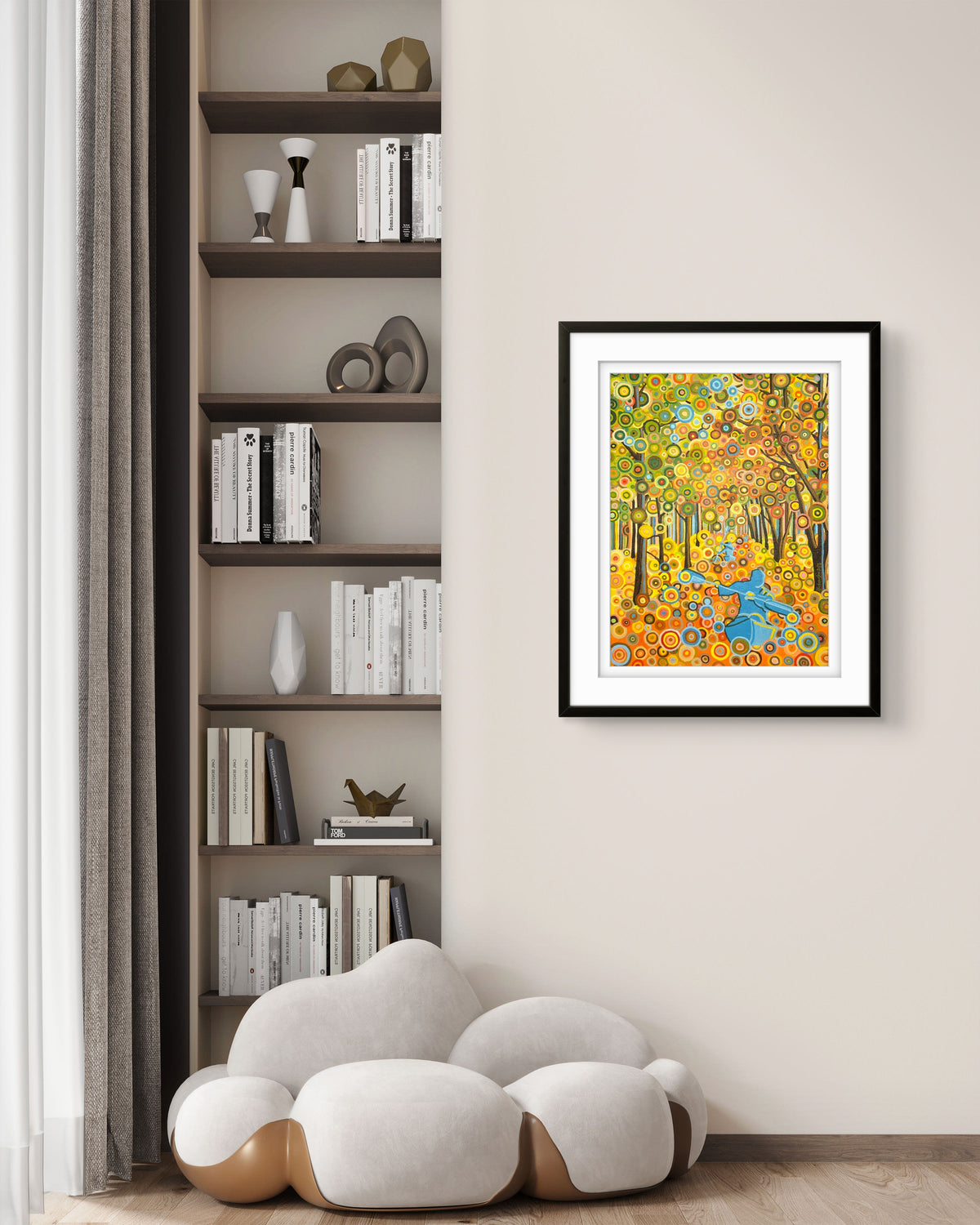Kajakarze — limitowany print kolekcjonerski w oprawie, we wnętrzu — Kasia Laskowska Art