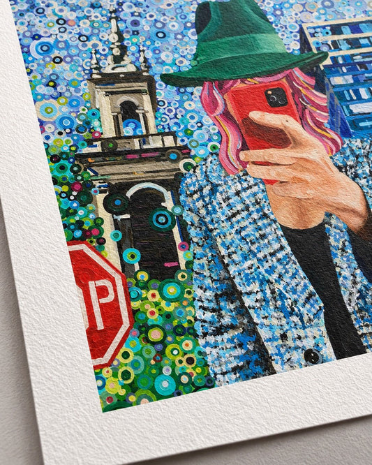 INFLUENCERKA - limitowany print kolekcjonerski - Kasia Laskowska Art