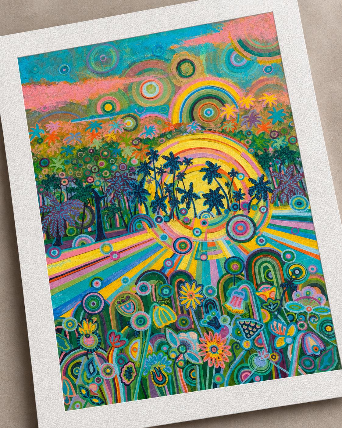 Na wschód od zachodu — limitowany print kolekcjonerski giclée na archiwalnym papierze bawełnianym, z białym marginesem