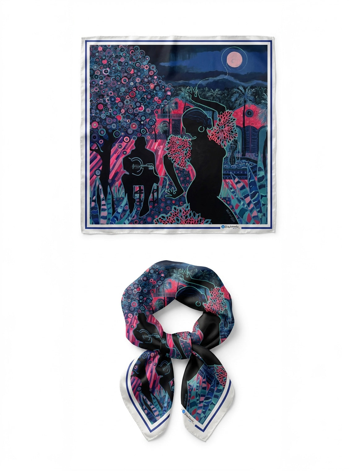 SPANISH WOMAN - Silk Scarf