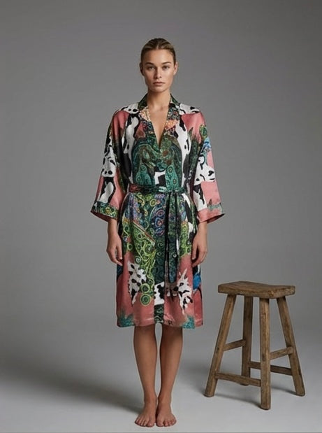 Relative Beauty – Jedwabne Kimono (Długość Midi)