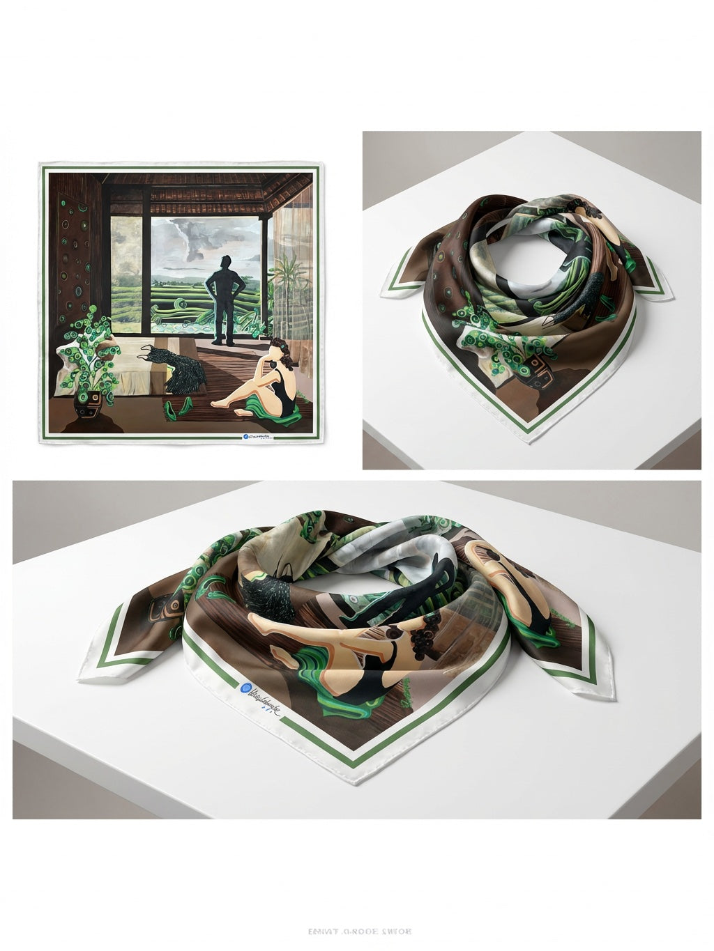 THE STORM IS COMING — Silk Scarf