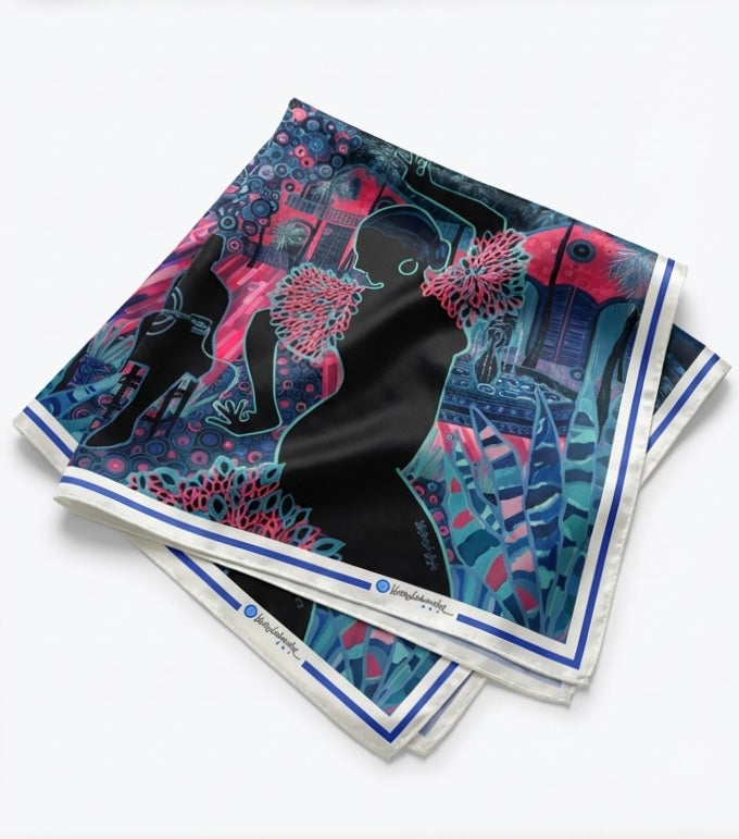 SPANISH WOMAN - Silk Scarf