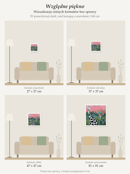 WZGLĘDNE PIĘKNO - limitowany print kolekcjonerski - Kasia Laskowska Art